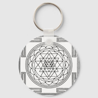 Sri Yantra Mandala Nyckelring