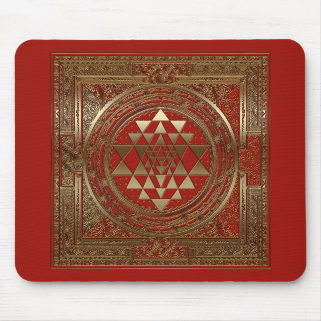 Sri Yantra - Mousepad Musmatta (Framsidan)