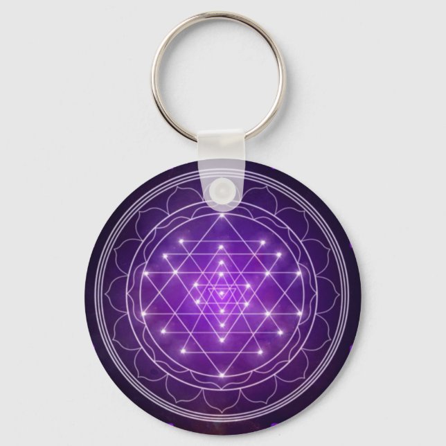 Sri Yantra! Nyckelring (Framsida)