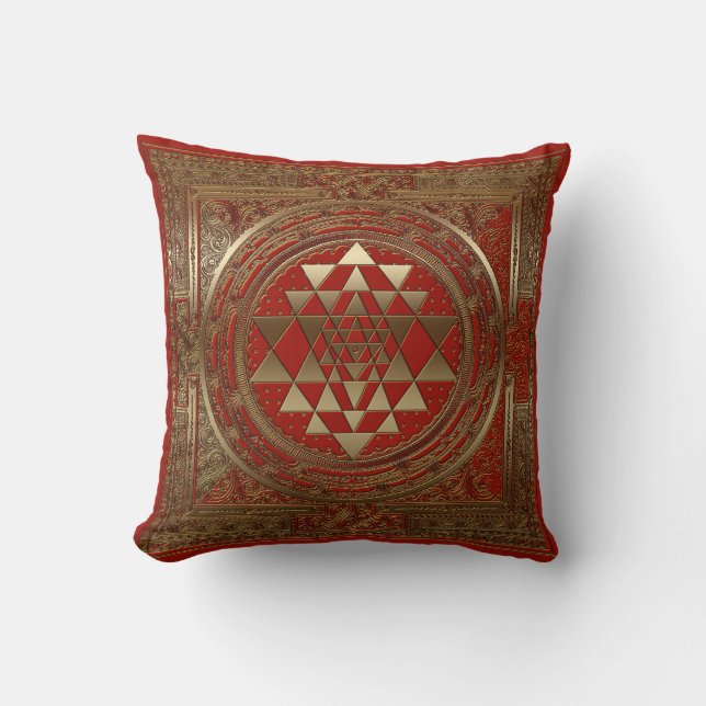 Sri Yantra - Pillow Kudde (Framsida)