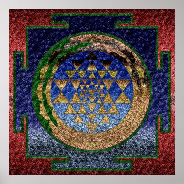 Sri Yantra SY-2 Poster (Framsidan)