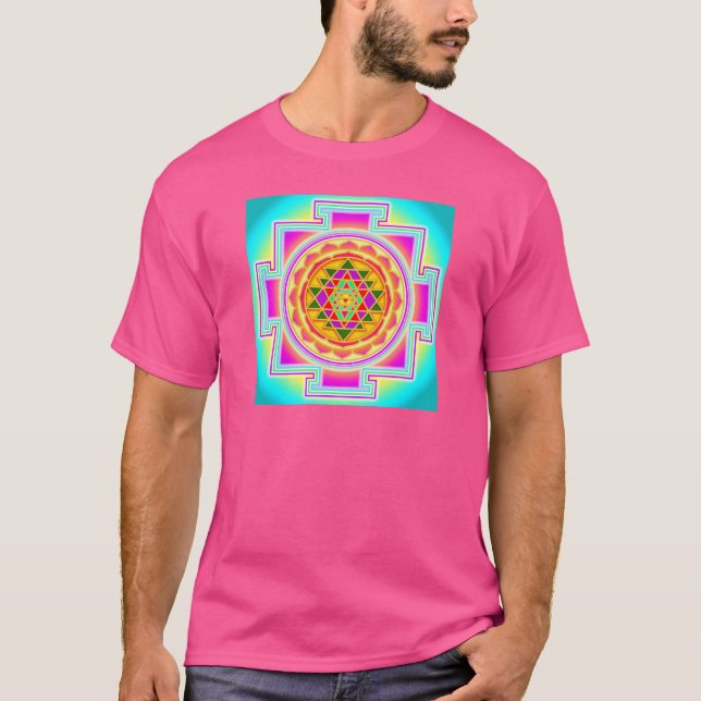 Sri Yantra T Shirt (Framsida)