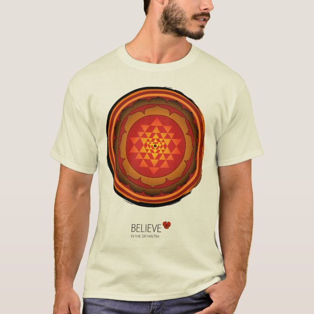 Sri Yantra Tee (Framsida)
