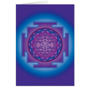 SRI YANTRA - TRANSCENDENCE HÄLSNINGSKORT