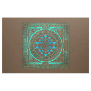 Sri Yantra vattenglöd - tyg