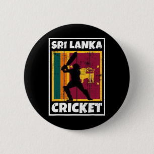 Srilankisk cricketfanflagga för Sri Lanka Cricket Knapp