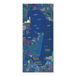 Srinagar-dagar - rackkort reklamkort