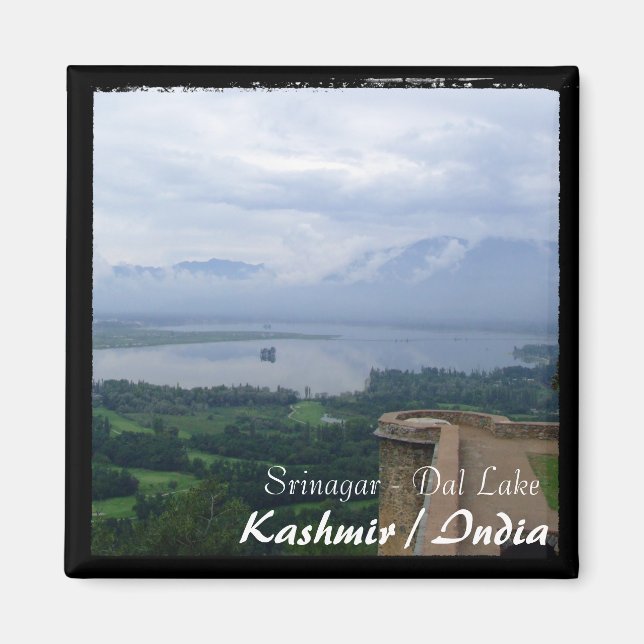 Srinagar, Kashmir, Indien (Magnet) Magnet (Framsidan)