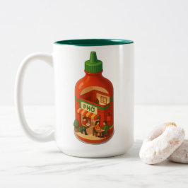 Sriracha Pho Shop Två-Tonad Mugg