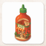 Sriracha Pho Shop Underlägg Papper Kvadrat<br><div class="desc">Välkomna till Sriracha Pho, den minsta (och spikaste) Fo joint som du någonsin kommer att se.. - Kossig i en jätte Sriracha flaska! Ångborrar från hett skålar av nudlar när skena av färska örter och chili fyller luft. Med en retro-neon-skylt som glöder mot flaskans koniska rött smälter den här vietnamesiska...</div>
