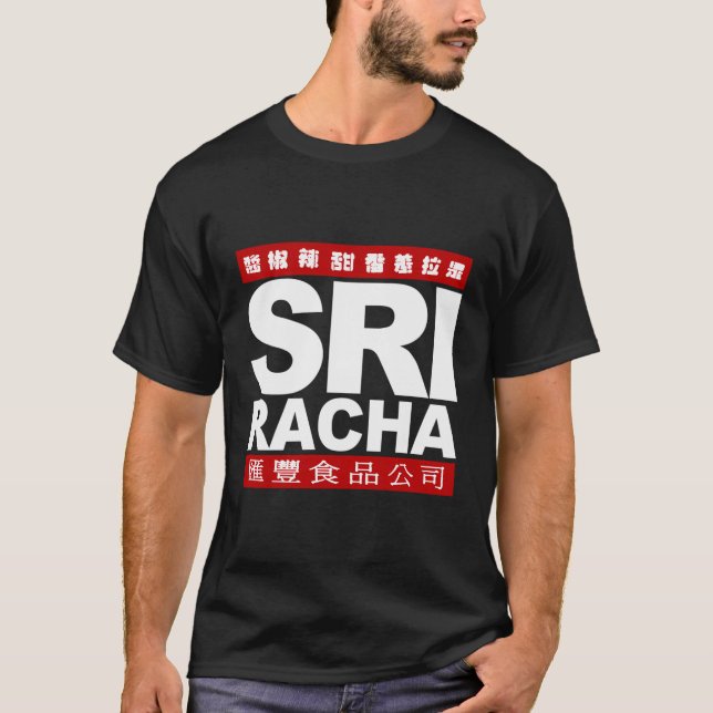 Sriracha Sri Racha Red Pub T Shirt (Framsida)