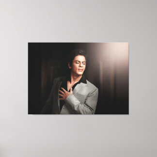 SRK Shahrukh Khan King Of Bollywood Canvastryck