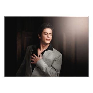 SRK Shahrukh Khan King Of Bollywood Fototryck