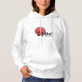 SRQ Kickball Women's White Hoodie T Shirt