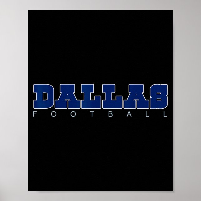 Srts Fans Dallas Football Dfw City Clic  Poster (Framsidan)