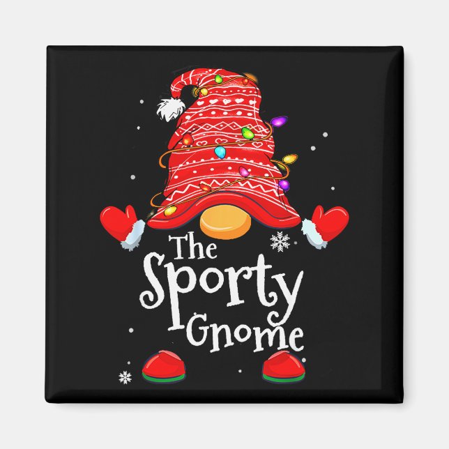 Srty Gnome - Xmas Family Matching Funny Christmas  Magnet (Framsidan)