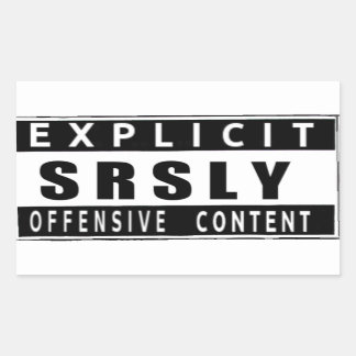 SrUTTOffensiva Stickers Rektangulärt Klistermärke