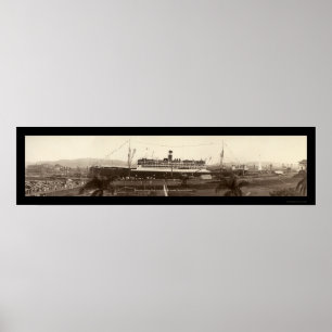 Ss-Ancon i det Panama fotoet 1939 Poster