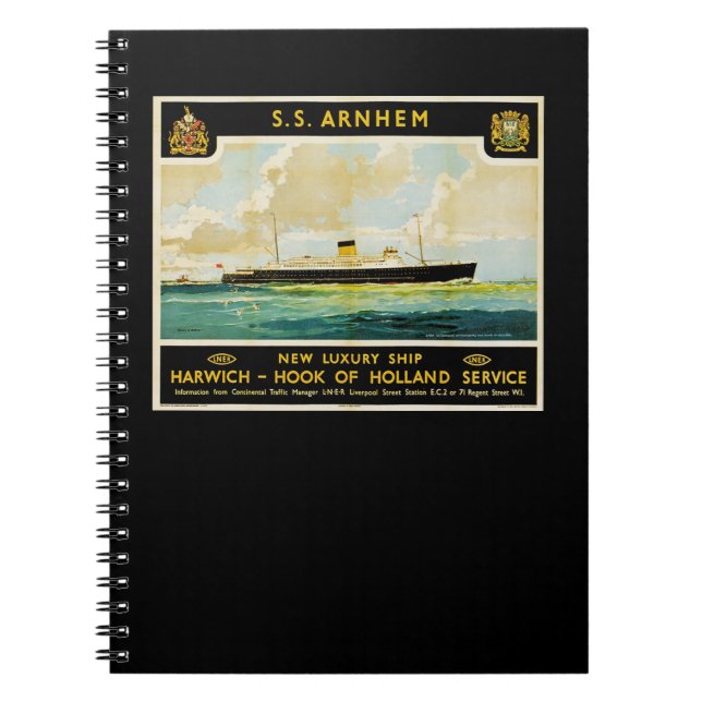 ss Arnhem Anteckningsbok (Framsidan)