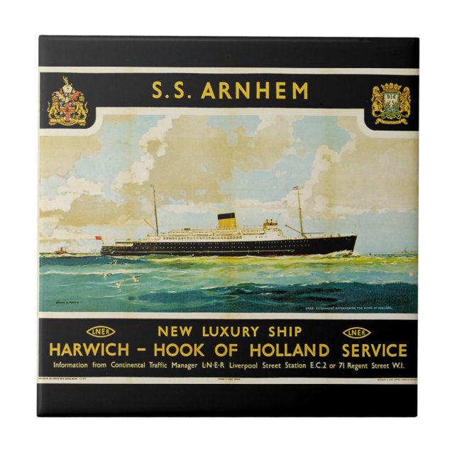 ss Arnhem Kakelplatta (Framsidan)