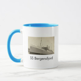 SS Bergensfjord Norska Frakten Coffee Mugg