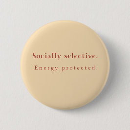 SS Button Pin – Minimalist Neutral Aesthetic Badge Knapp