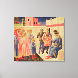 SS. Cosmas och Damian för Diocletian Canvastryck