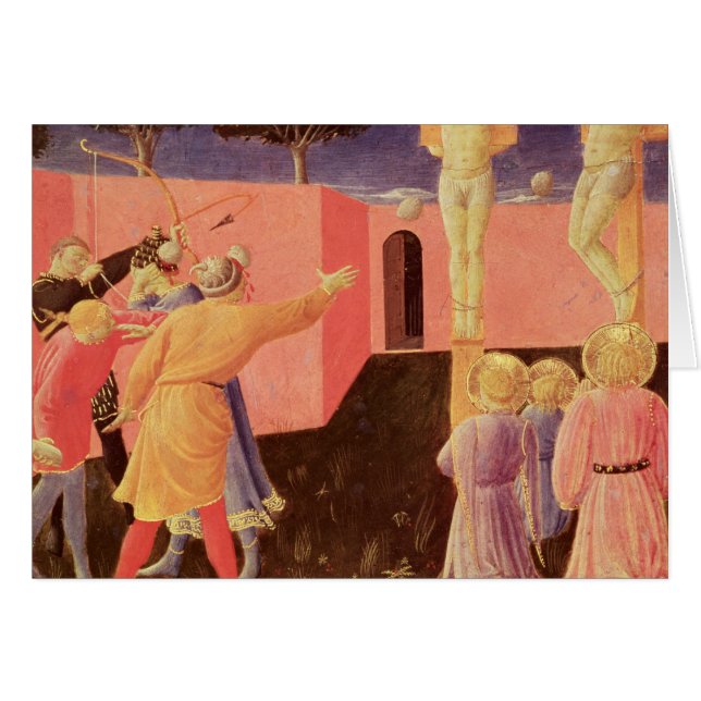 SS. Cosmas och Damian Hälsningskort (Framsidan Horizontal)
