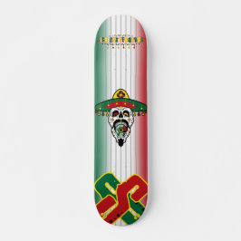 SS Dia De Los Muertos Mini Skateboard Bräda 18,5 Cm