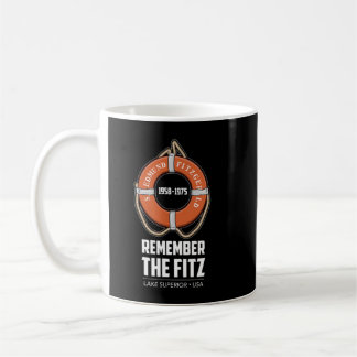 SS Edmund Fitzgerald Lake Superior Iron Ore Detroi Kaffemugg