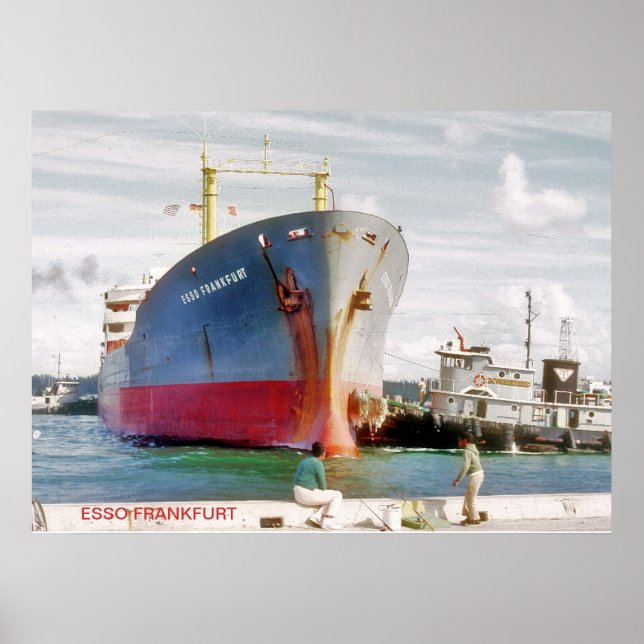 SS ESSO FRANKFURT POSTER (Framsidan)