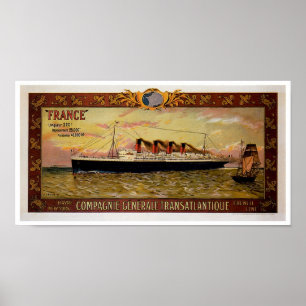 ss Frankrike av 1912 Poster