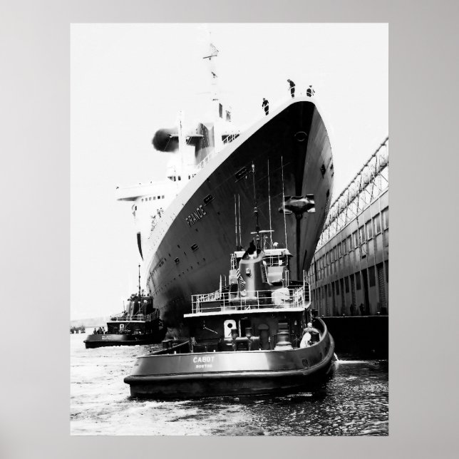 SS Frankrike i Boston Poster (Framsidan)