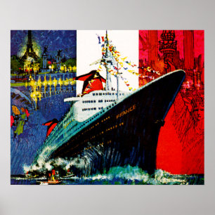 ss-frankriken med det Eiffel torn och Poster