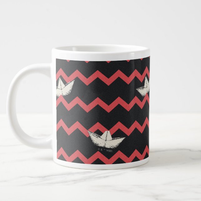 SS Georgie Boat Chevron Mönster Jumbo Mugg (Vänster)