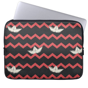 SS Georgie Boat Chevron Mönster Laptop Fodral
