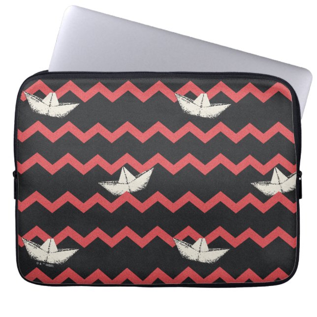 SS Georgie Boat Chevron Mönster Laptop Fodral (Framsidan)