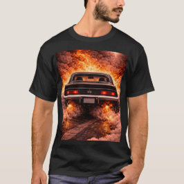 SS Inferno Muscle Car Burnout T Shirt