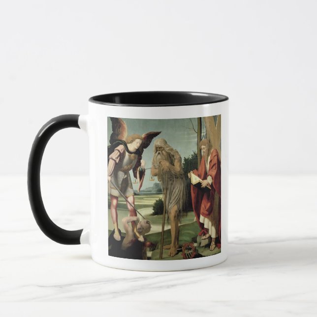 SS. Michael, Andrew och Onuphrius (olja på panel) Mugg (Vänster)