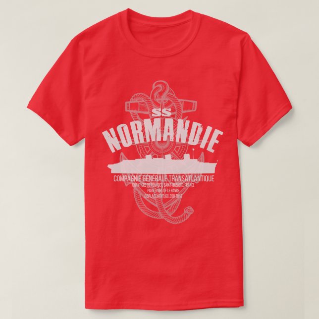 SS Normandie T Shirt (Design framsida)
