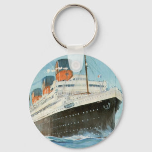 ss Paris - Fransken Line Nyckelring