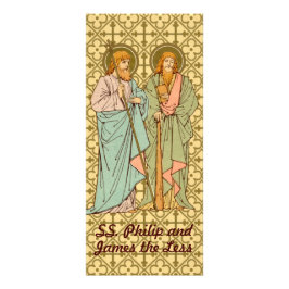 SS. Philip & James den Mindre (RLS 15) Information Reklamkort