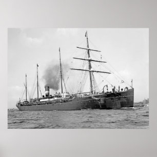 SS Spaarndam Poster