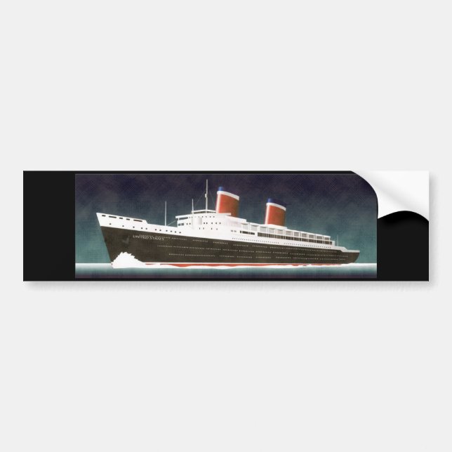 SS United Stater Bildekal (Framsidan)