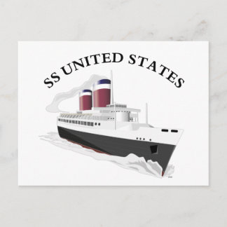 SS United Stater Vykort