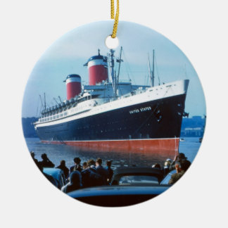 SS United States Julgransprydnad Keramik