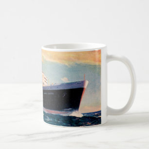 ss United States på havet Kaffemugg