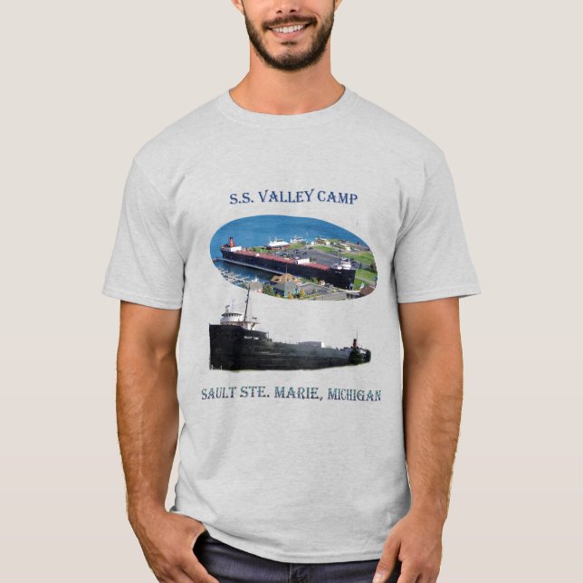 SS Valley Camp duo bild-skjorta T Shirt (Framsida)