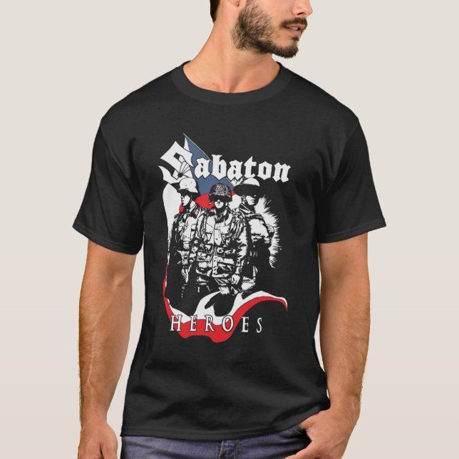 SSabaton Band Retro Wave626png626 T Shirt (Framsida)