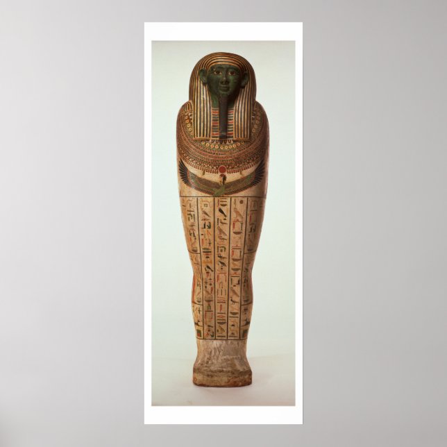 Ssarkofagus i Psamtik I (664-610 BC), sent per Poster (Framsidan)
